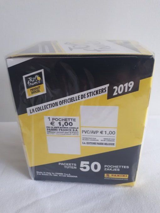 Panini tour de France 2019 box de 50 pochettes