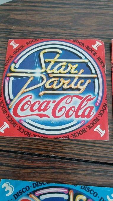 disque coca cola rare 45T rock,reagge , disco,