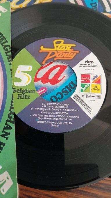 disque coca cola rare 45T rock,reagge , disco,