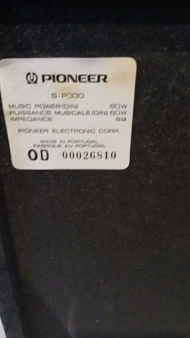 baffle speaker pioneer  S-P330