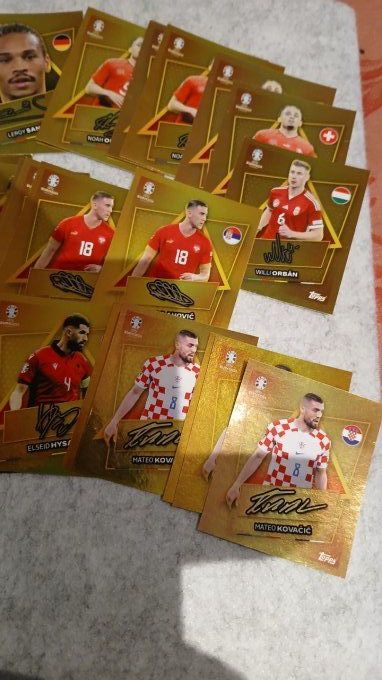 TOPSS SPECIAL STICKER SP Gold AVEC  signature euro 2024