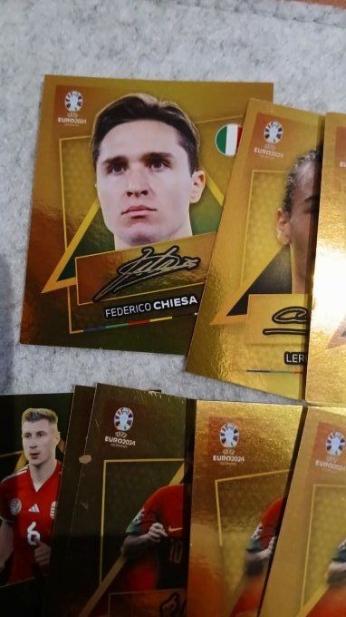 TOPSS SPECIAL STICKER SP Gold AVEC  signature euro 2024