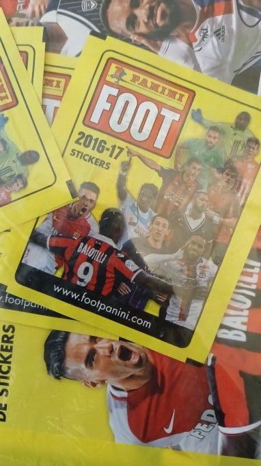 panini foot 2016 blister starterpack neuf rare version jaune