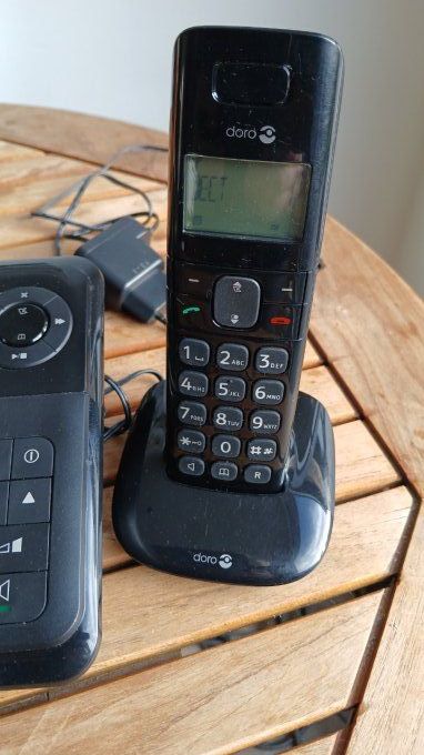 telephone fixe + portable avec repondeur