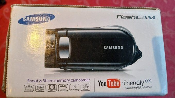 camera video camescope numerique samsung flash cam SMX-F30BP