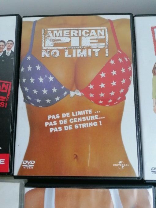 lot complet 8 film dvd american pie