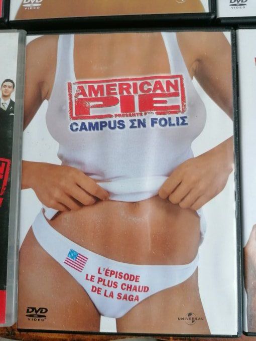 lot complet 8 film dvd american pie