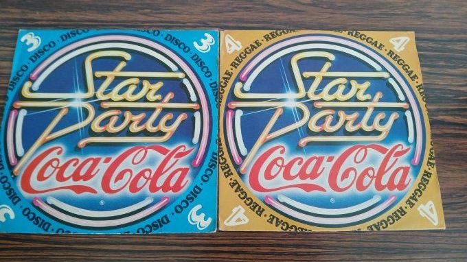 disque coca cola rare 45T rock,reagge , disco,