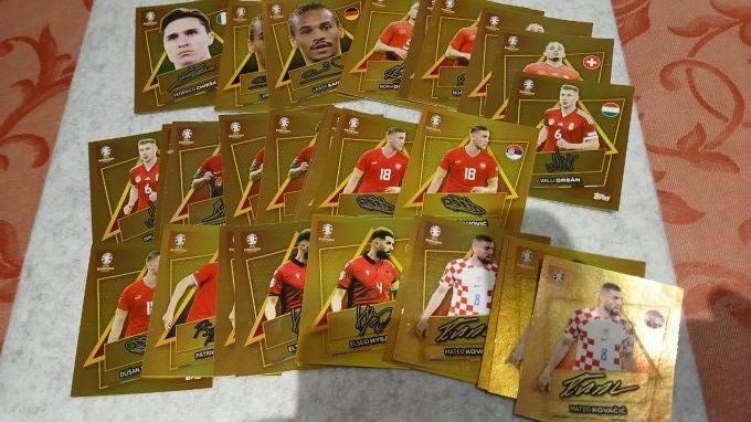 TOPSS SPECIAL STICKER SP Gold AVEC  signature euro 2024