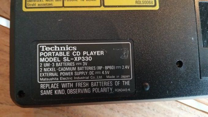 technics lecteur cd portable discman