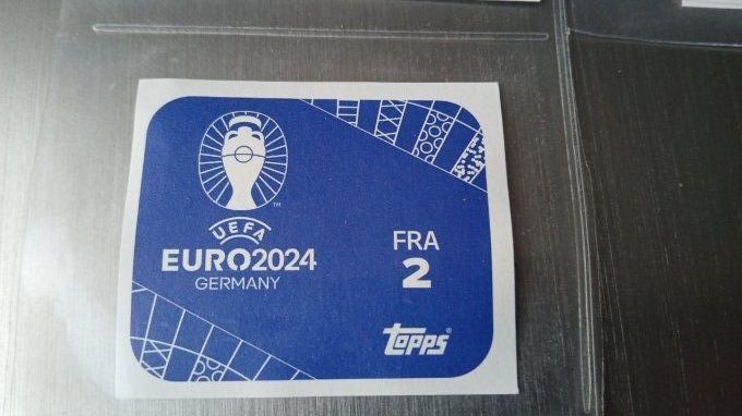 topps euro 2024 zinedine zidane cadre bleu