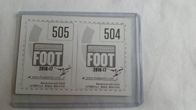 panini sticker mbappe monaco foot 2016