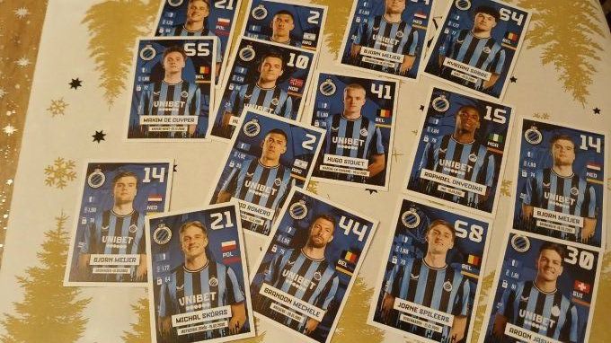 panini pro leaugue 2025 sticker brugge