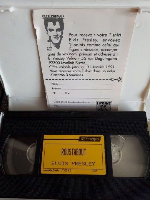 2 VHS Elvis presley