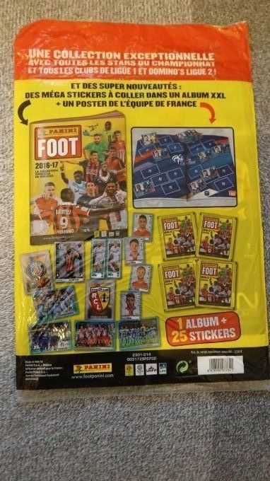 panini foot 2016 blister starterpack neuf rare version jaune