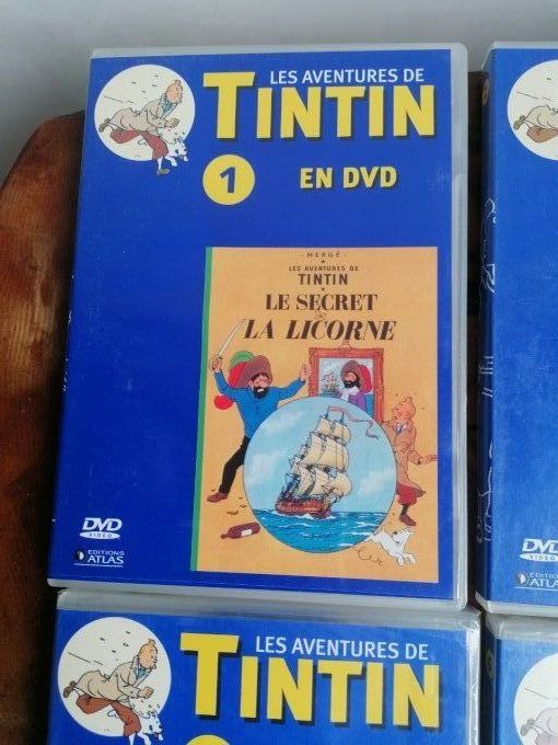 8 DVD serie Tintin et milou