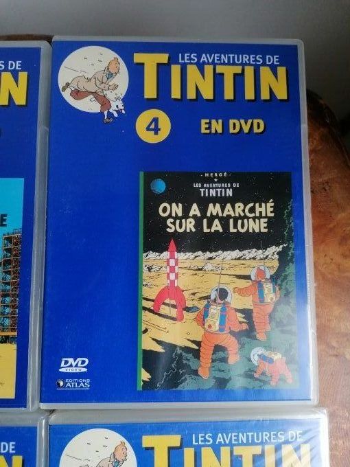 8 DVD serie Tintin et milou