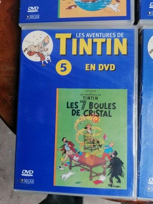 8 DVD serie Tintin et milou