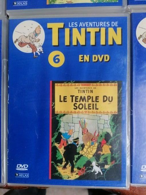 8 DVD serie Tintin et milou