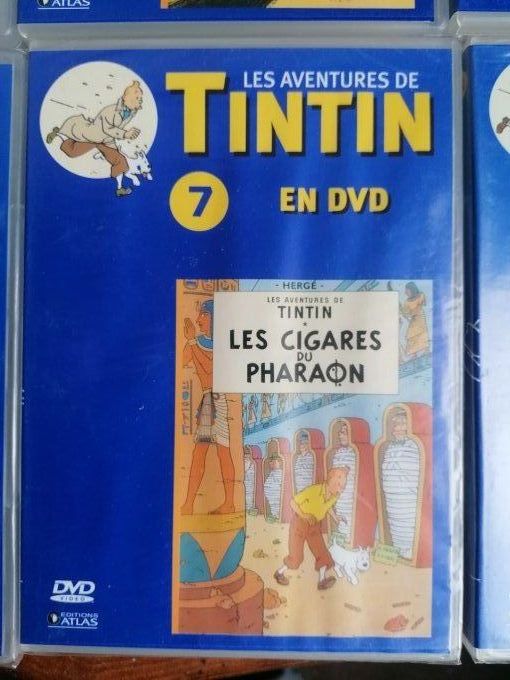 8 DVD serie Tintin et milou