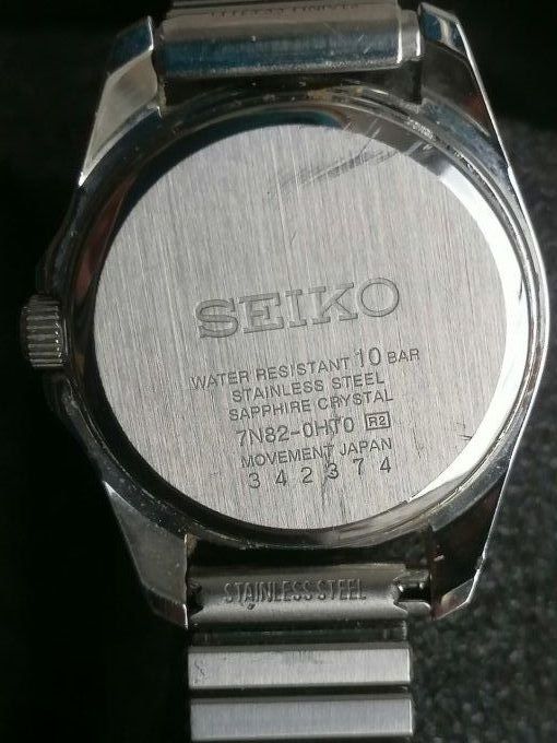 Montre seiko sapphire 100m