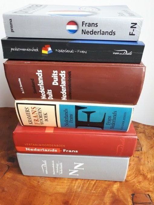 6x dictionnaire de langue français néerlandais