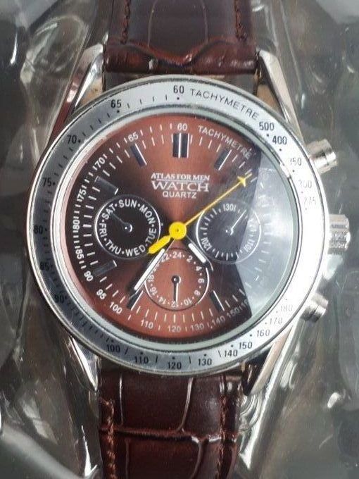 montre neuve quartz atlas for men